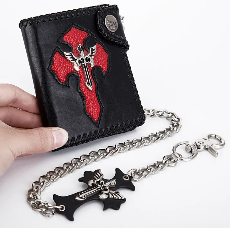 

Cross Retro Men's Wallet Punk Men's Wallet, Black or others