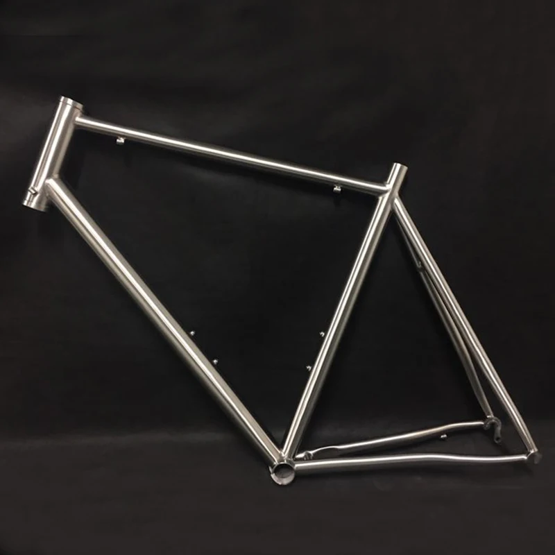 

Titanium Road Bike frame 57 size with Straight Head Tube In Stock