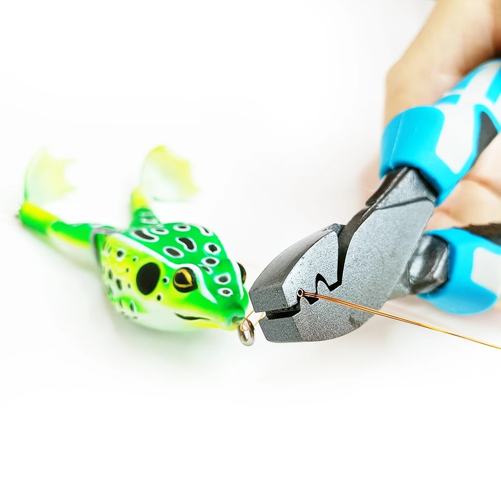 

Newbility high carbon steel blue fishing pliers fishing tools accessories multi plier, Blue/gray/black