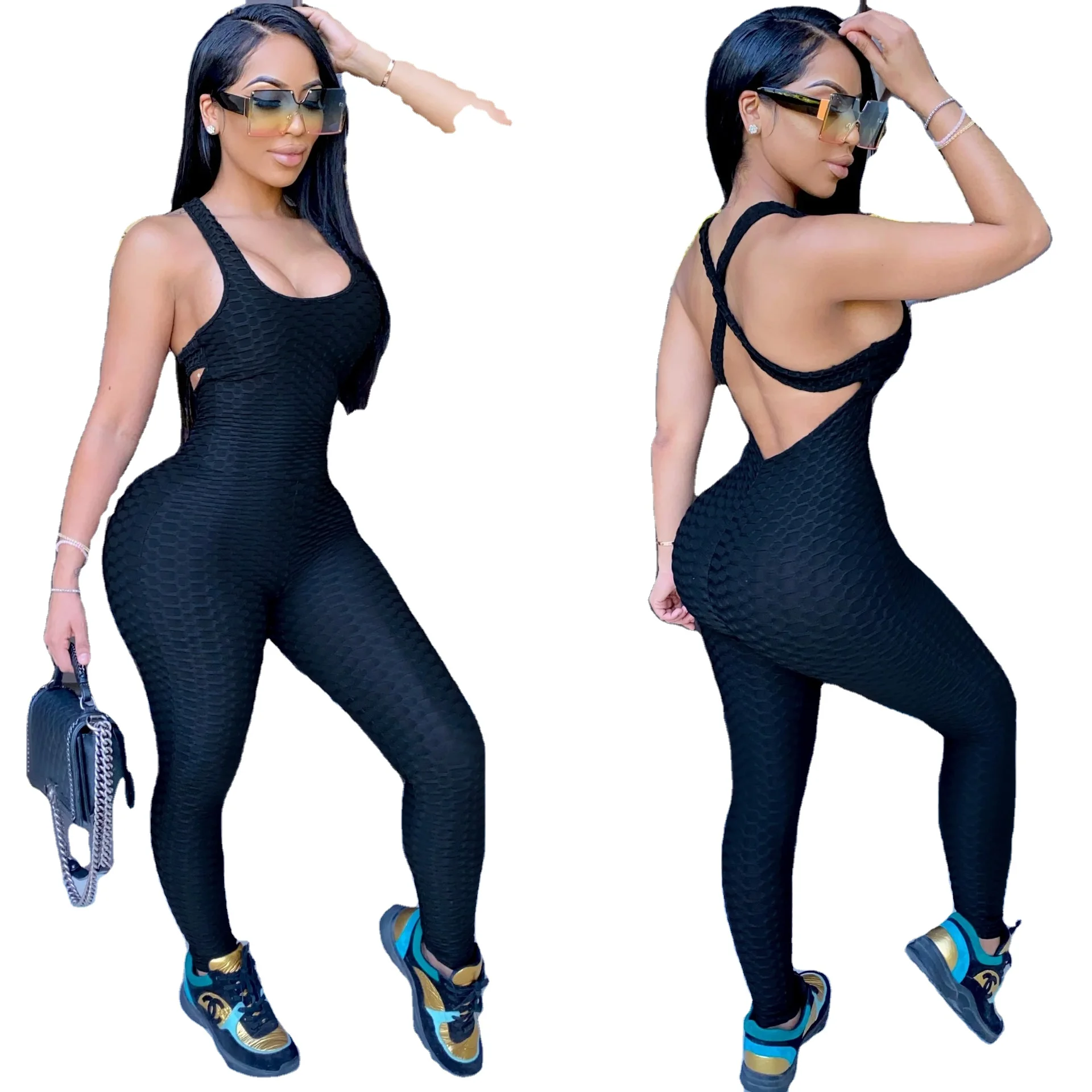 

Summer Halter Sling Jumpsuit Women Sexy Slim bodysuit