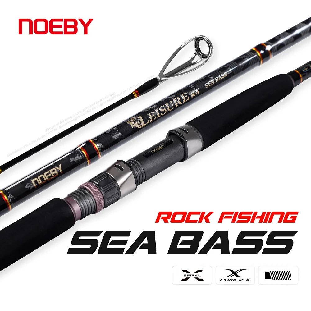 

Noeby Spinning Rod 2.75m 3.05m H MH Power Lure Carbon 10-70g Rock fishing rod