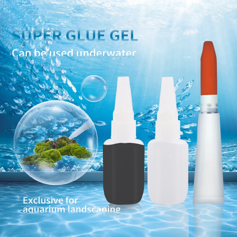 

20g Super glue gel for aquarium plants Coral Frag Mounting bonding reef rock or plugs adhesive Cyanoacrylate Gel