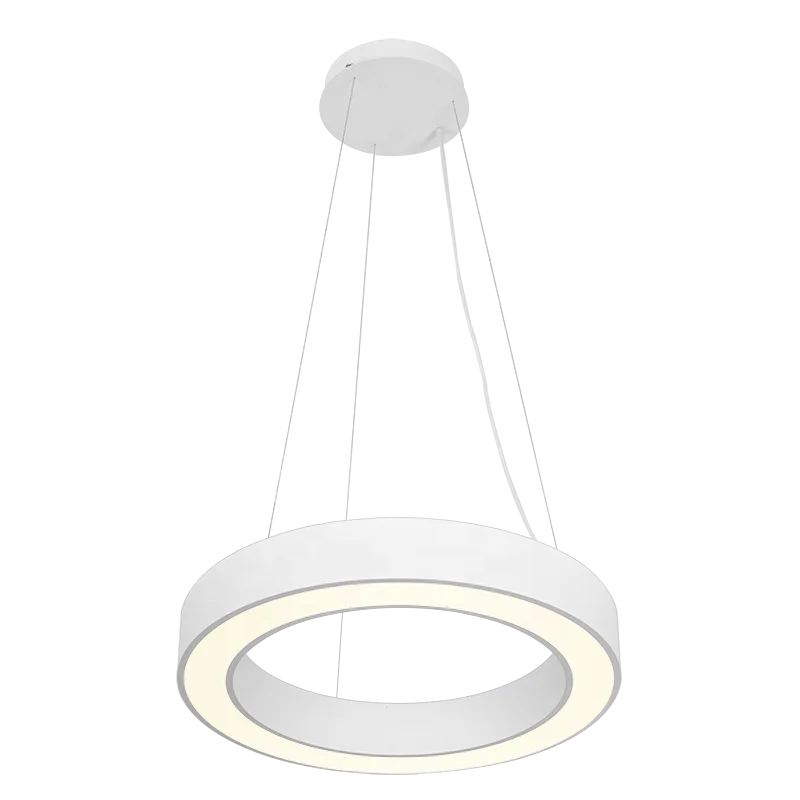 

ECOJAS WD-SCR-90 72W 6000K Cool White Modern LED Pendant Light 1-Ring Circular Contemporary Chandelier for Living Dining Room