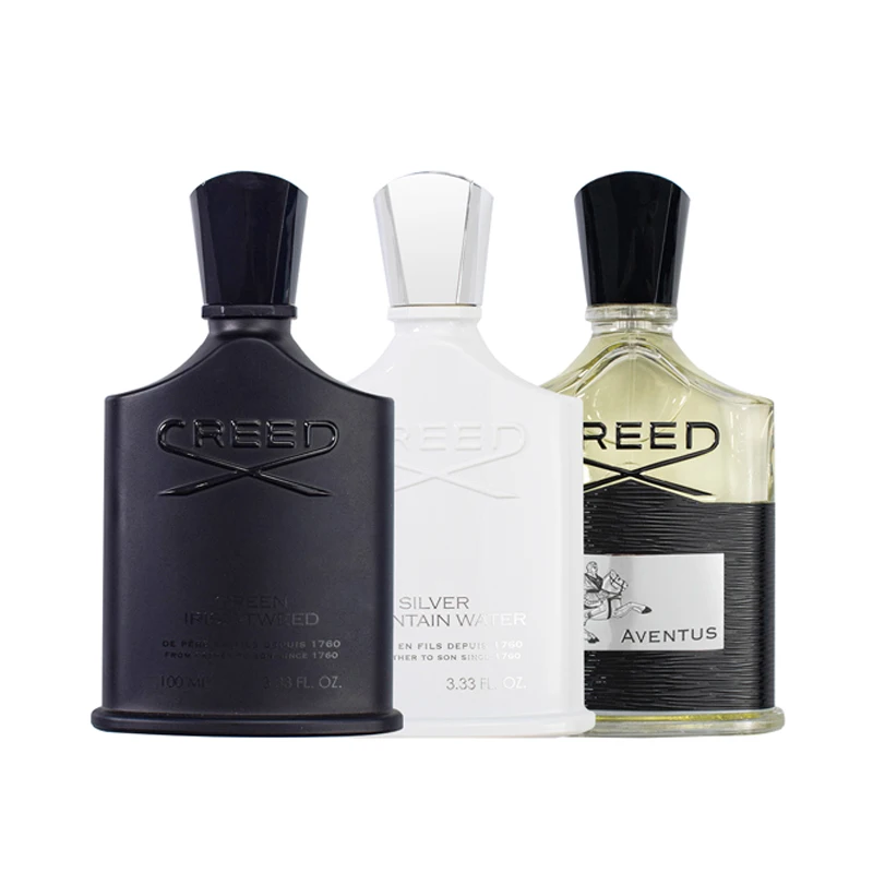 

30ml*3 creed kit Parfum High Quality Creed Cologne 3 pcs Sets Aventus Tweed Silver Mountain Water Perfume Fragrance for Men