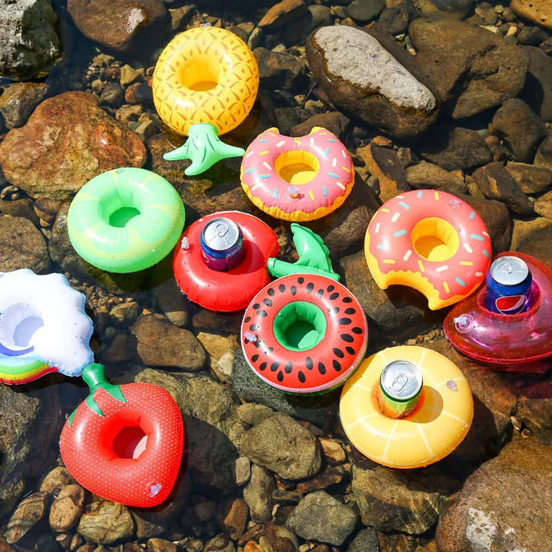 

Factory sale Inflatable Drink Holder Floats Inflatable Cup Coasters for Summer Pool Party Kids Bath Toys