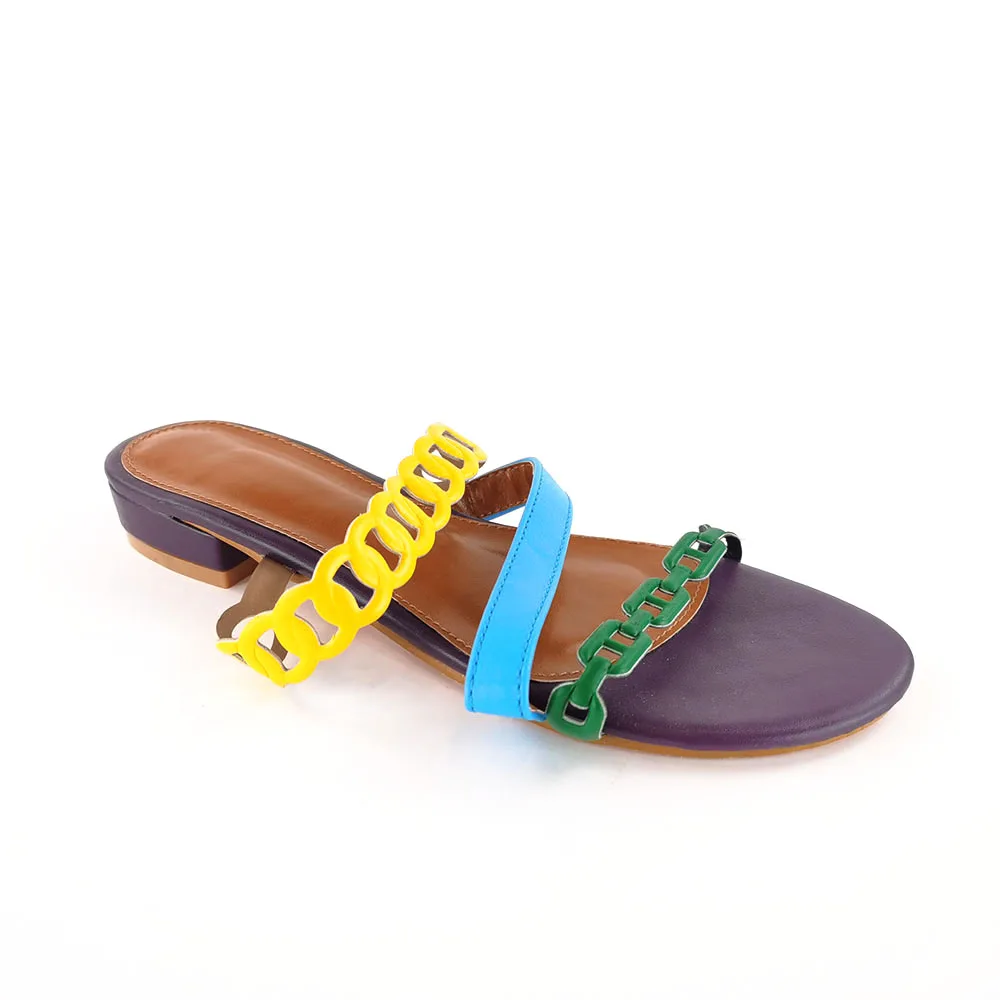 

The latest design ladies sandals flat sandals, Customized color