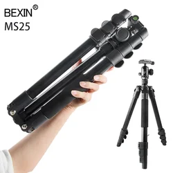 BEXIN Flexible aluminium alloy Travel Lightweight Portable Professional camera holder tripod stand for dslr camera
