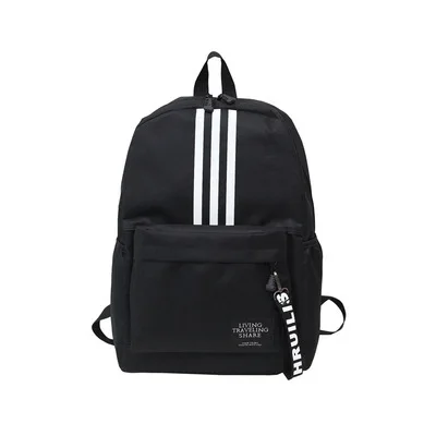 

Professional multi pocket polyester backpack bags school bag unisex student casual backpack, Solid