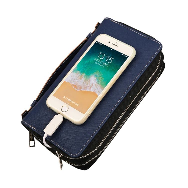 

origial facory supply criss-cross texture leather card personallzed wallet for women or business man, Customized color