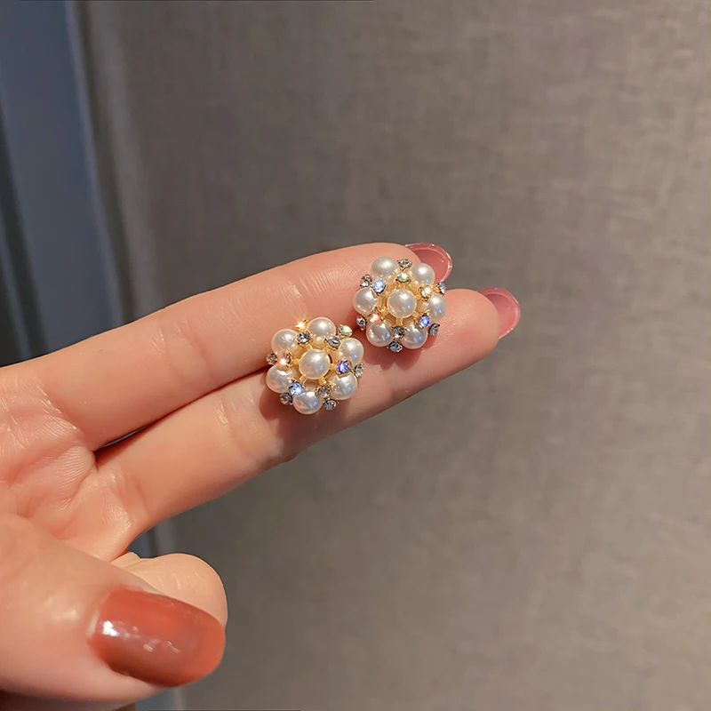 

2021 trendy fashion jewelry pearl stud earring