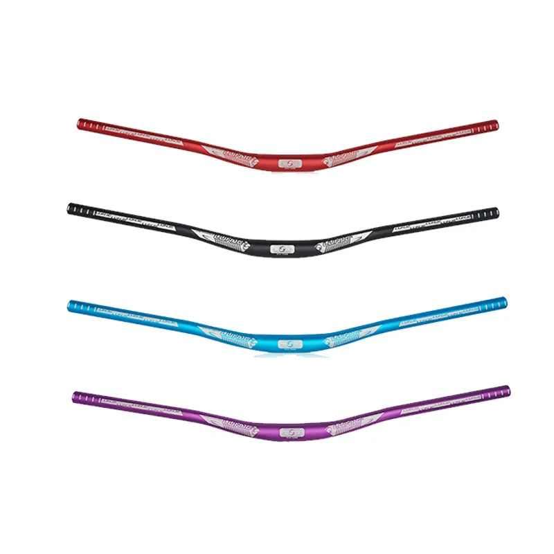 

Aluminum Alloy Off-road Speed-down Other Bicycle Handlebar 31.8* 620/720/780mm Bend Riser Cycling Parts Bars for MTB Bike, Black, red, blue, purple, gold