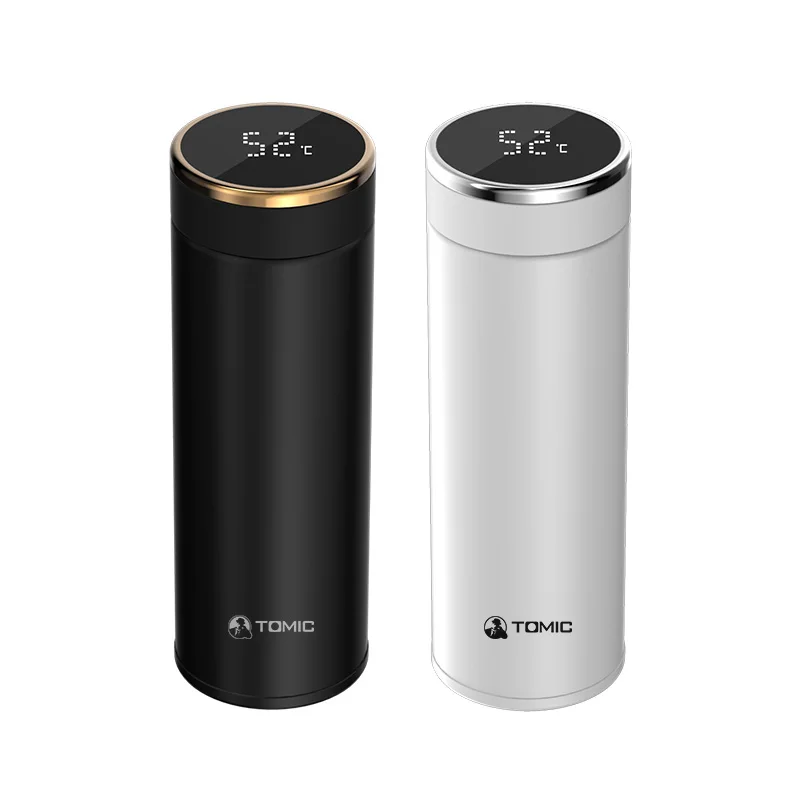 

Ready To Ship 2020 new custom vacuum mug heating cup premium smart thermo water bottles, Customized color