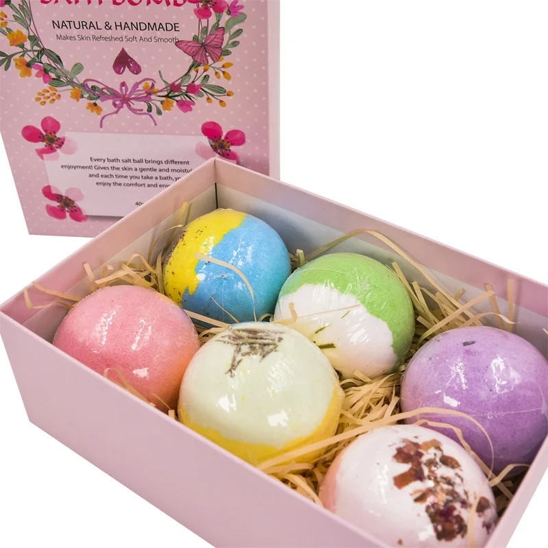 

MELAO Handmade vanilla Bath Bombs Gift Set Fizzies Shea Butter Dry Skin Moisturize for Bubble & Spa Bath ball