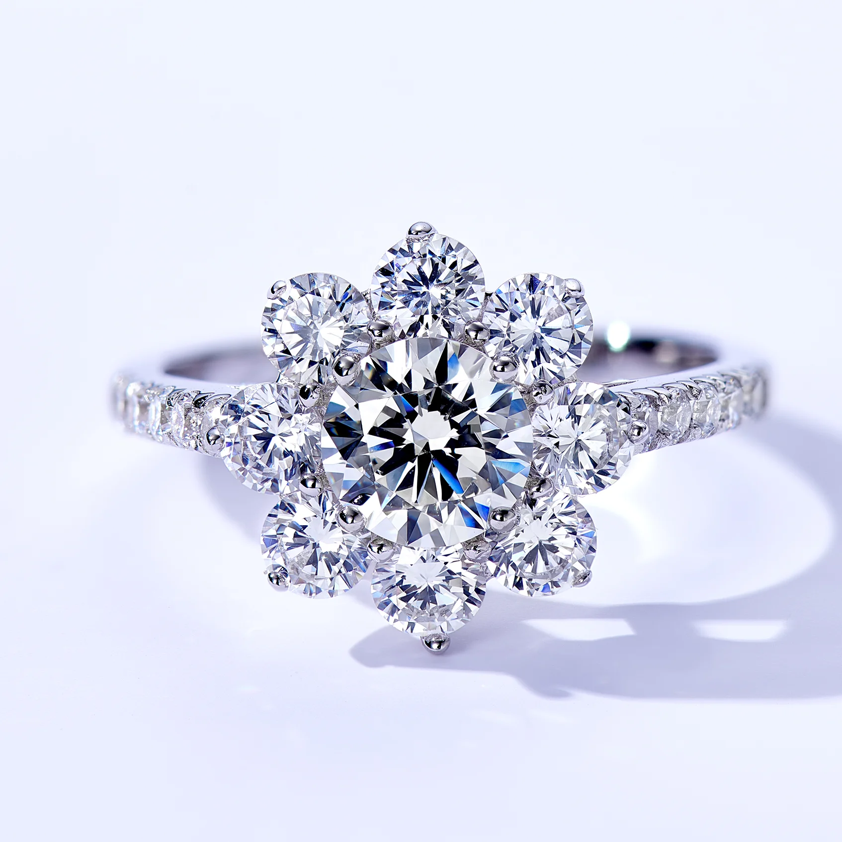 

Wedding Band Engagement Ring Set for Women