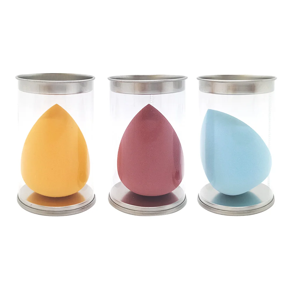 

2021 Beaumaker Latex Free Makeup Sponge Set Private Label Dry and Wet Use Powder Puff Elastic Natural Make-up, 10 colors for option