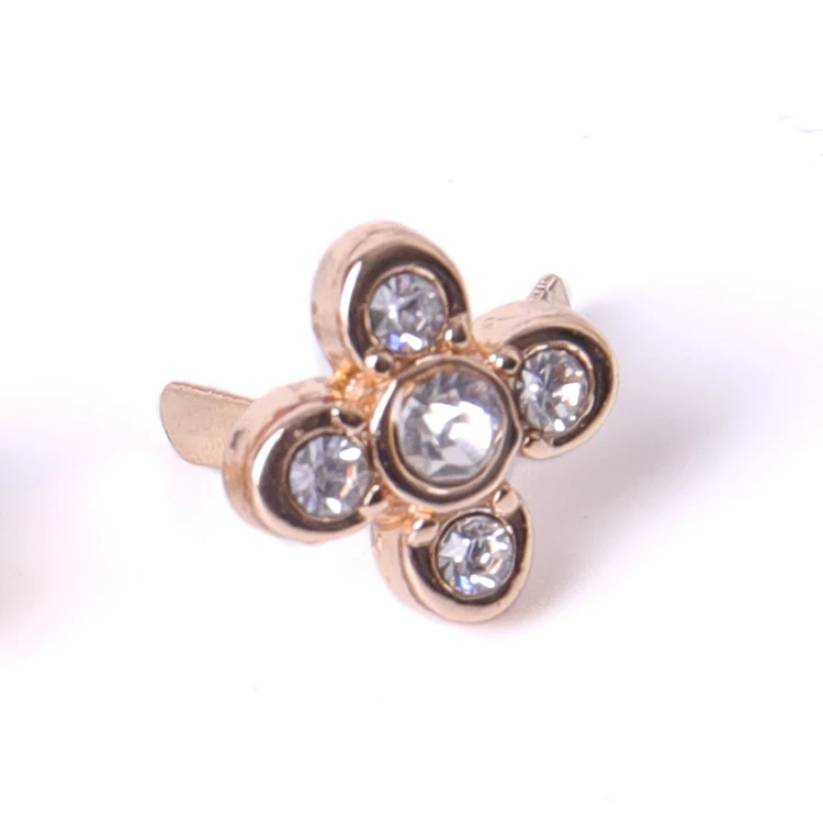 

Higher reputation manufacturers to sell rhinestone bow flat shoe materials, Can be plated with various color
