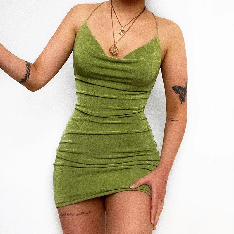 

New Sexy Fashion Bodycon Dress Sexy Sleeveless Skinny Suspenders Slip Dress