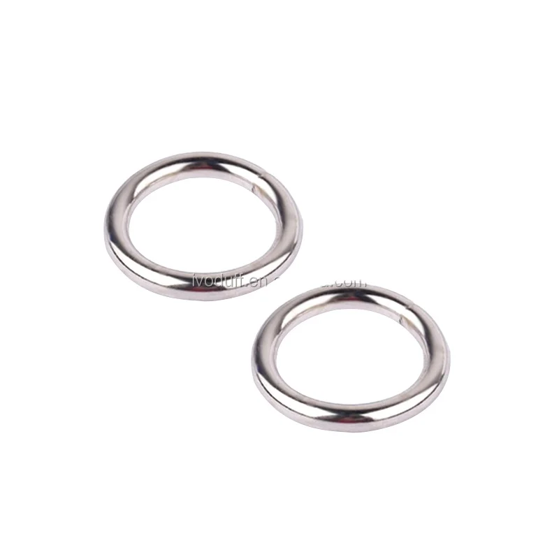 

Round Ring Connection Alloy metal Ring Bags Belt Buckles O ring, Nickle