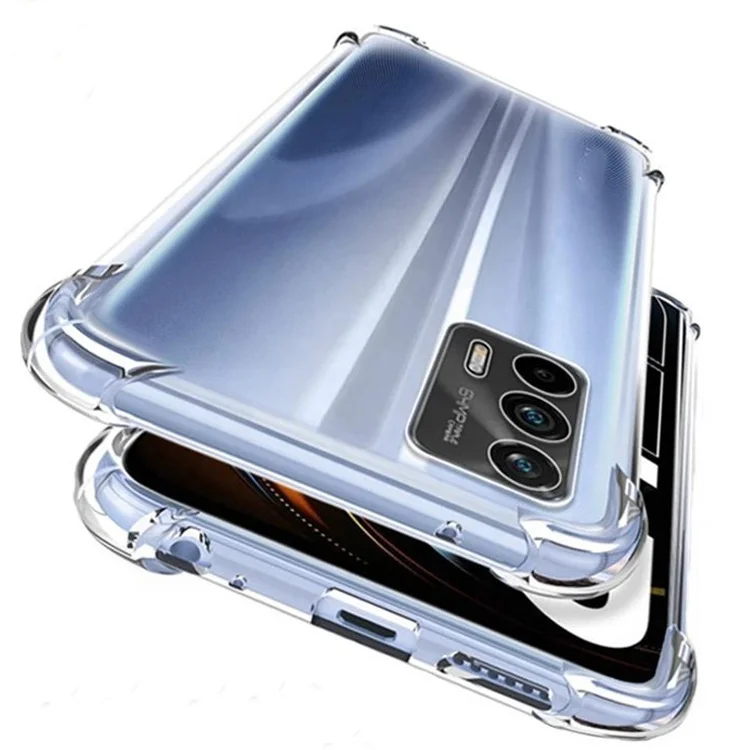 

Luxury Silicone Clear Shockproof Phone Case For Oppo Realme 8 7 6 Pro X2 X7 X50 C3 C11 C15 XT V5 GT NEO Back Cover Soft TPU