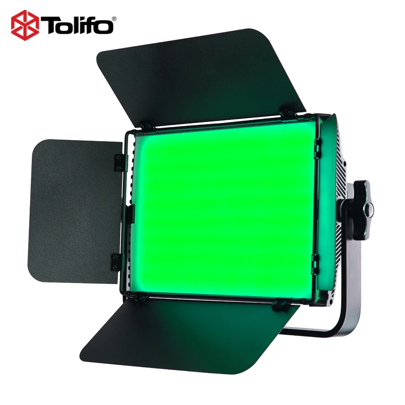 

Tolifo Best Selling 60W 360 Colors DMX Youtuber RGB led Video Light For Film Shooting With 2.4G Remote Control