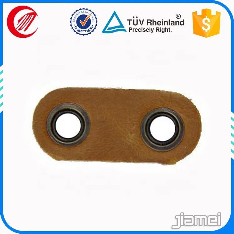 
Custom color leather drawstring stopper clothing accessories cord stoppers 