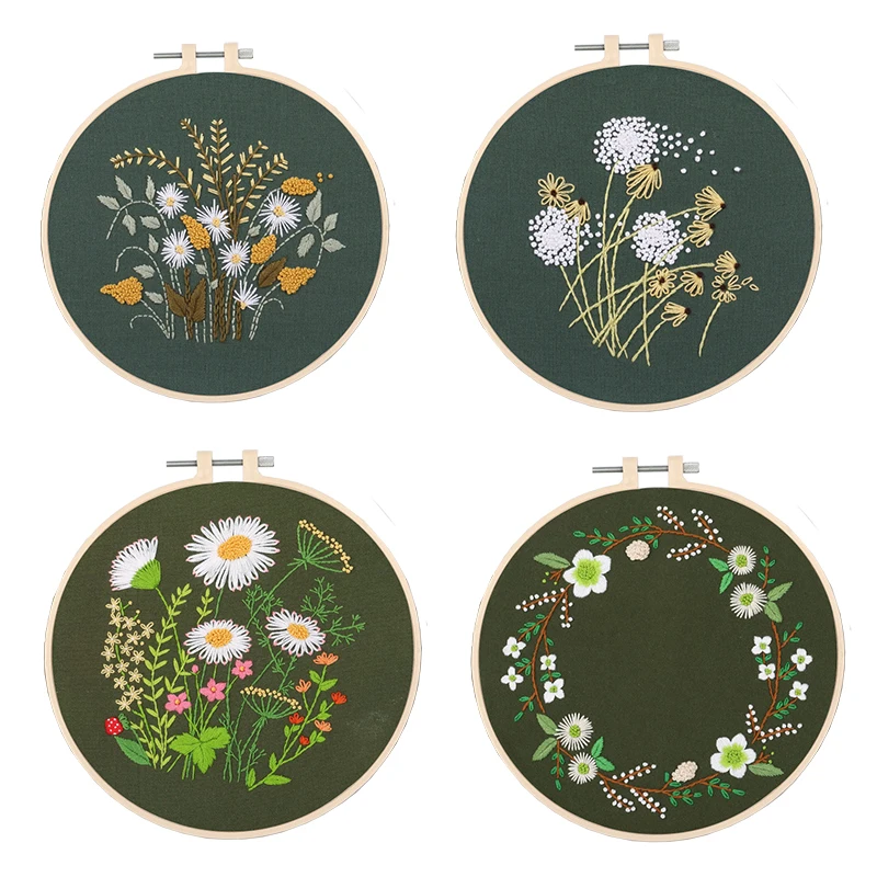 Hot Selling Handmade Embroidery Set Needlework Sewing Craft For