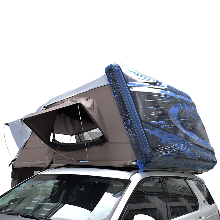 

WILDSROF roof top tent 3-4 car rooftop suv tent supplier 2021 new style aluminum hard shell roof top tent family