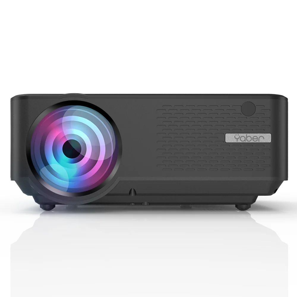 

Yaber Y60 Portable Projectors HiFi Stereo Sound Native 1280*720P Support 1080P 200inch 6000L Brightness Mini LCD LED Projectors