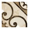 Carerra Marble Floor Tile Marble Design Waterjet Medallion Marmol Blanco
