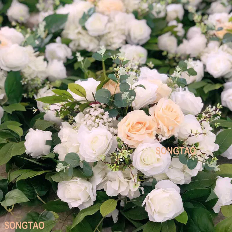 White Wedding Decorative Silk Real Touch Artificial Flower Cheap Bulk