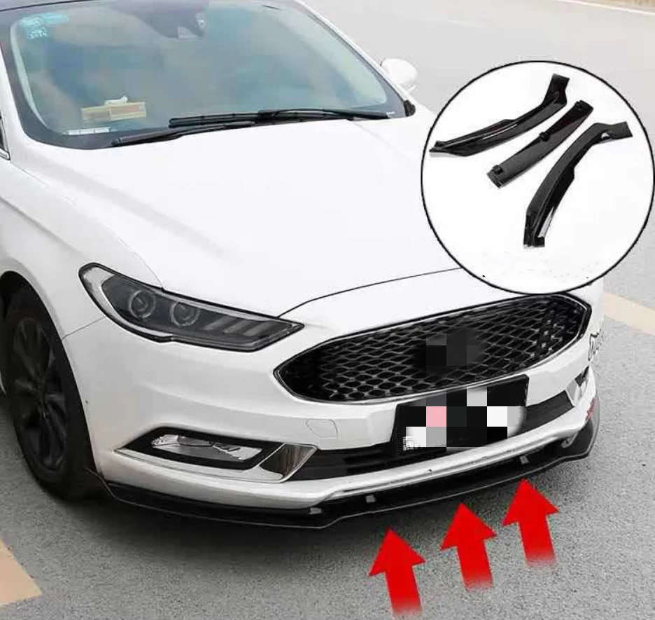 Body Kit Car Front Bumper Lip For Ford Mondeo 2013-2018 Pp Lip - Buy ...