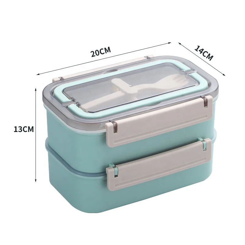 

Hotsale Plastic And 304 Stainless Steel Lunch Box Food Box