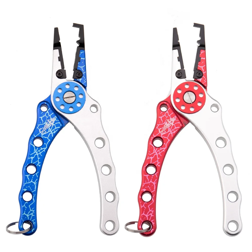 

Metal Red Blue Split Ring Hook Removers Fishing Tool Fishing Pliers