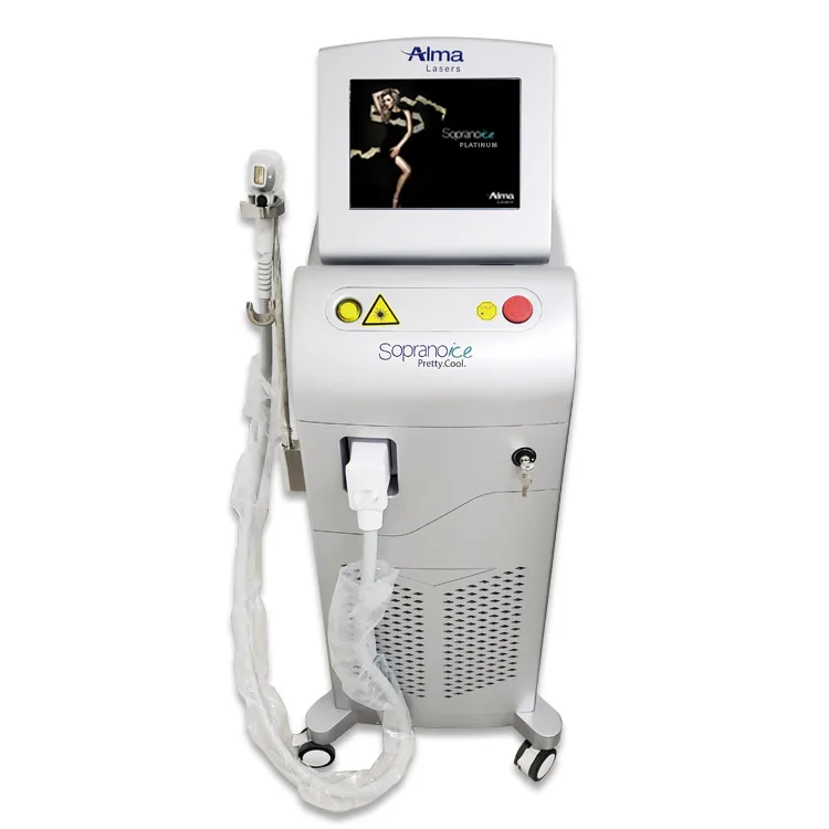 

Soprano Ice Titanium Triple waves Diode Laser Hair Removal Machine 1200W Alma Soprano Ice Platinum 808 Diode Laser