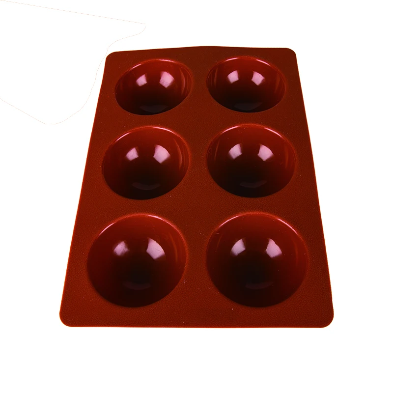 

Semi Sphere Silicone Baking Hot Chocolate Bombs Mold for Making Chocolate and Dessert, Random