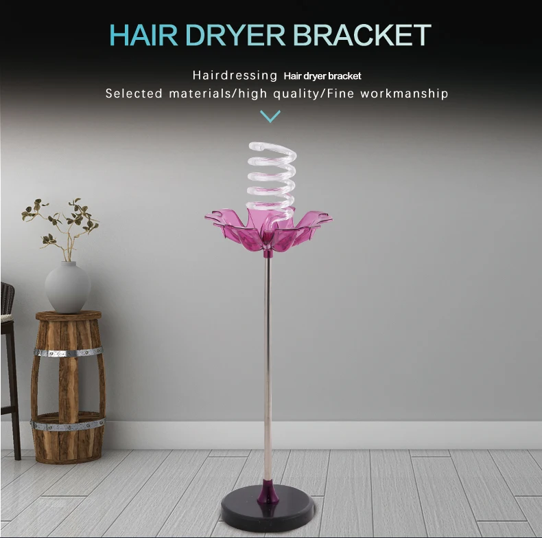 D0116-2  Beautiful Hair Dryer Stand with flower plate for brush