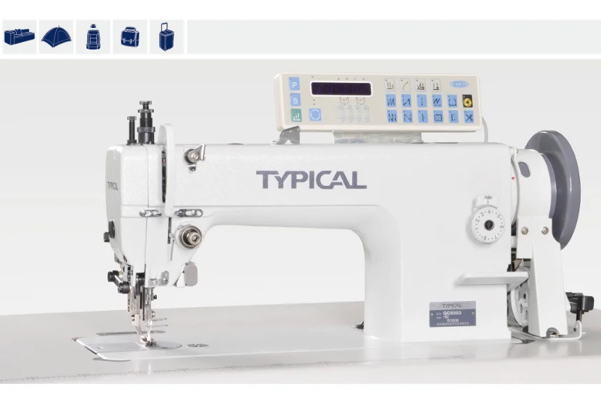 Gc0303 Industrial Straight Indian Wool Textile Shirt Label Sewing