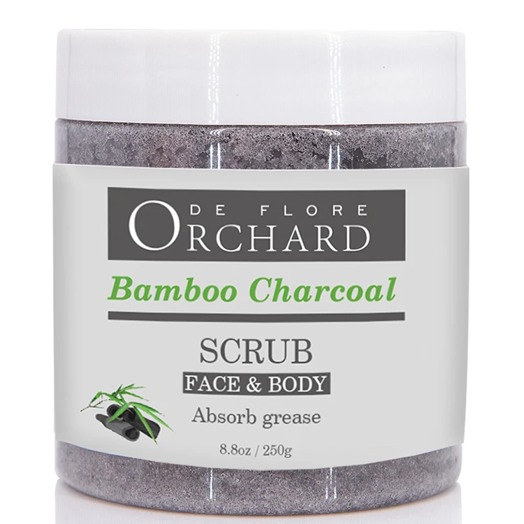 

Natural Riches Bamboo Charcoal Salt Body Scrub for Deep Cleansing Exfoliator