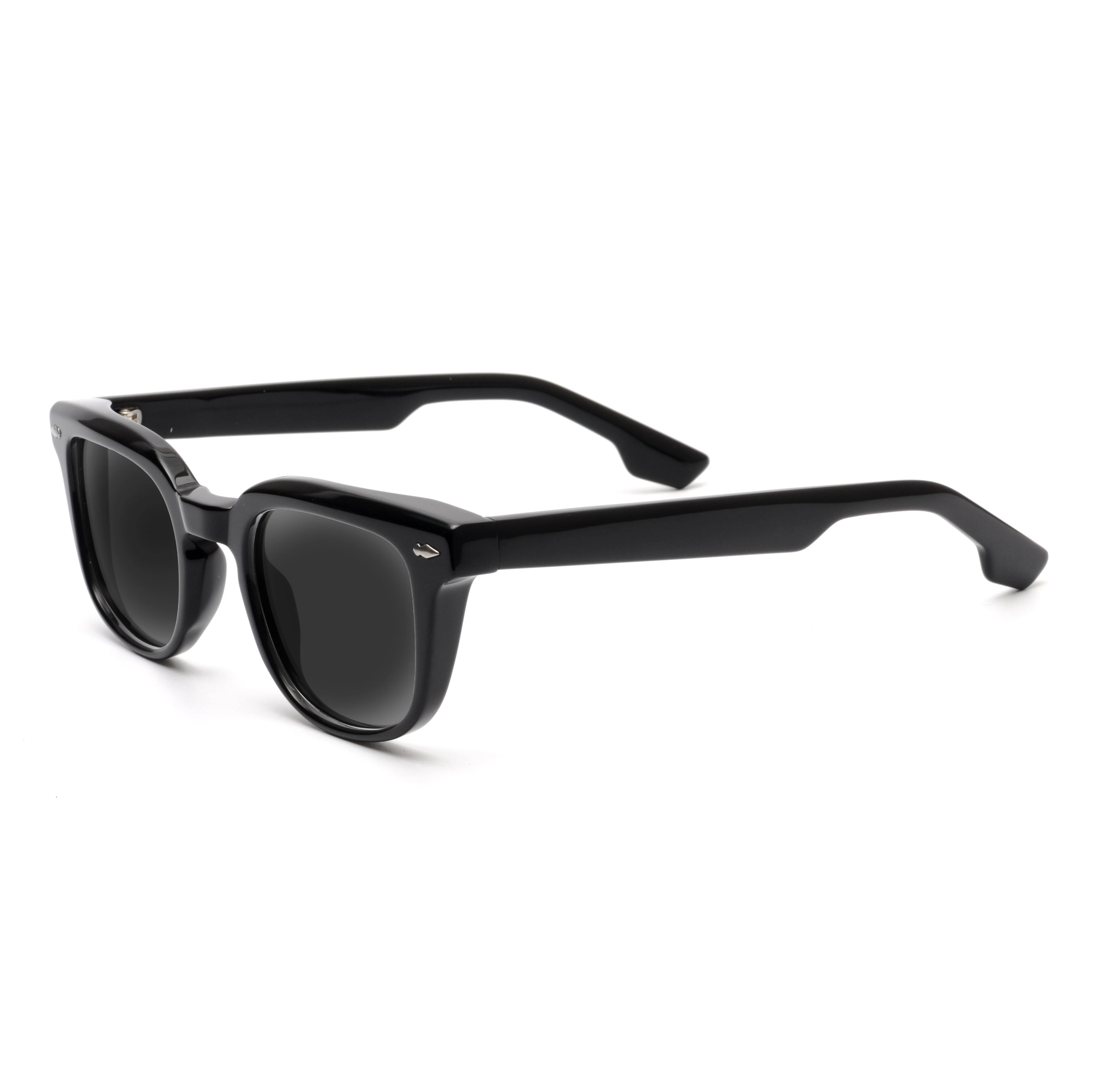 

Luxury Thickness Retro Square UV Branded Protected Polarized Mazzucchelli Acetate Sunglasses Male and Female Unisex Sunglasses