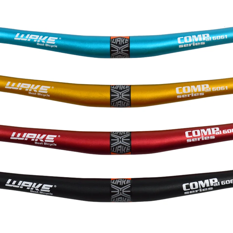 

WAKE straight handle aluminum alloy mountain bike handlebar mountain bike car 31.8*720mm bicycle long handlebar, Black,red,blue,green,gold