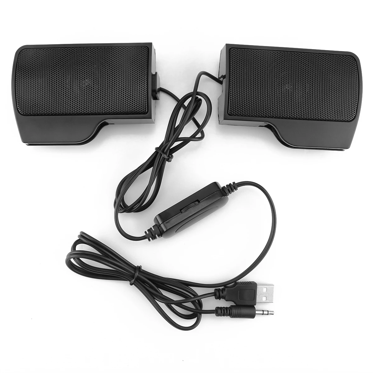 

Portable Mini Clip-On USB speaker portable outdoor Powered Stereo Multimedia Soundbar for Laptop XP Vista Win 7 Mac and OSX