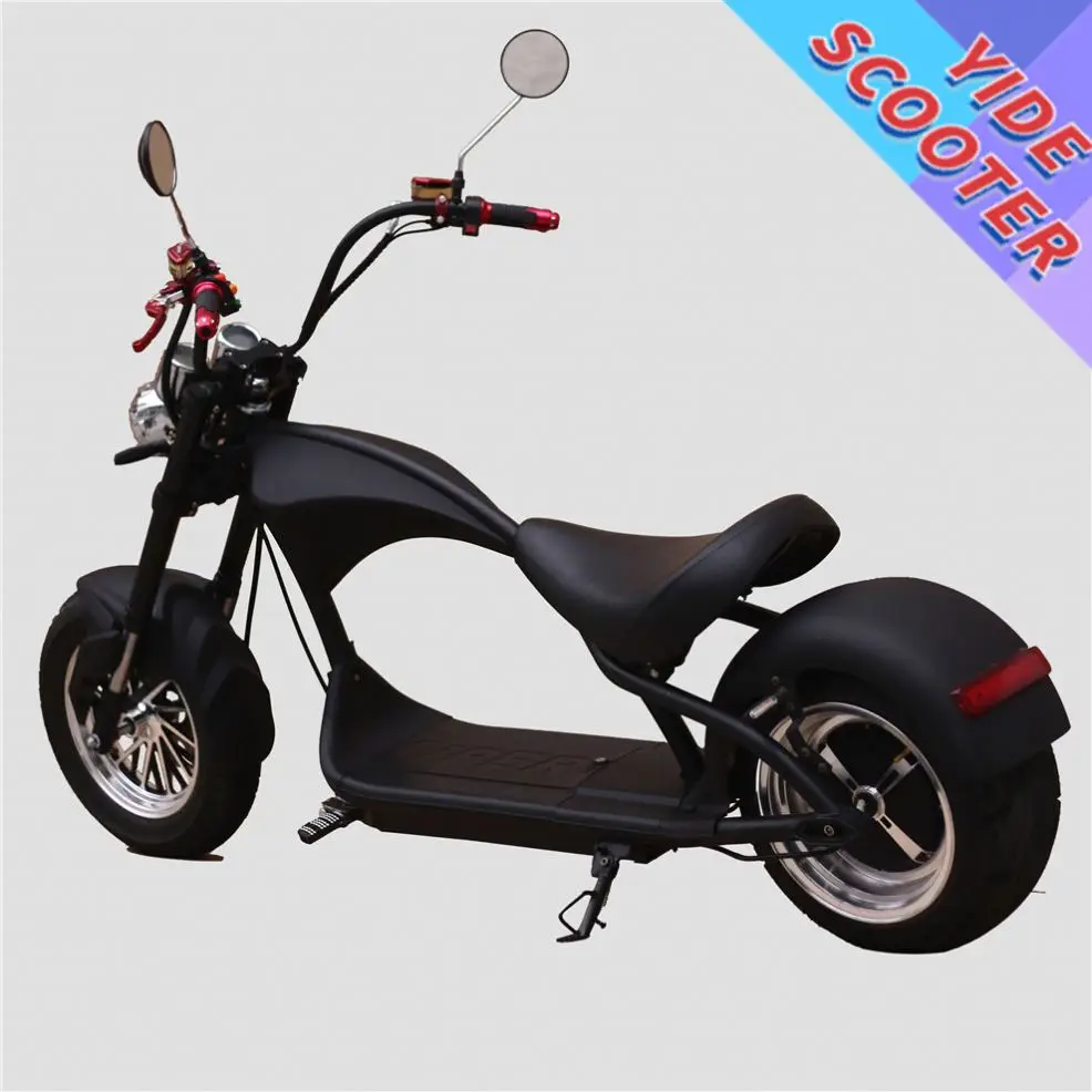 

Cheapest Europe Electric Scooter For Adult Anti-Freeze Handlebar MSDS Polymer Batteries Electric Scooter 1000W Citycoco Scooter, Black