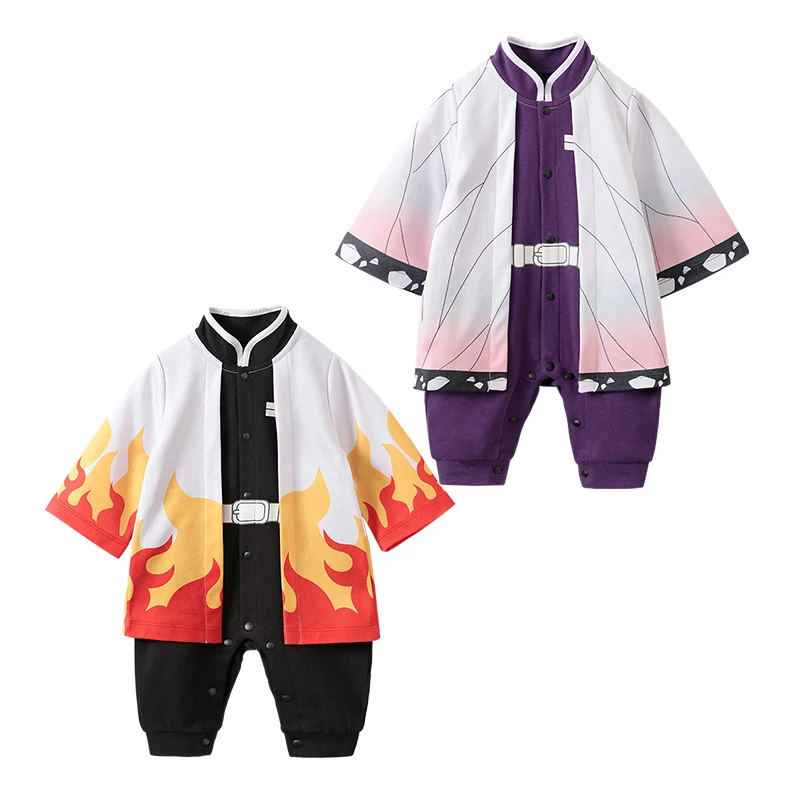 

New cartoon anime style 100%cotton newborn Baby boys girls Romper baby clothes