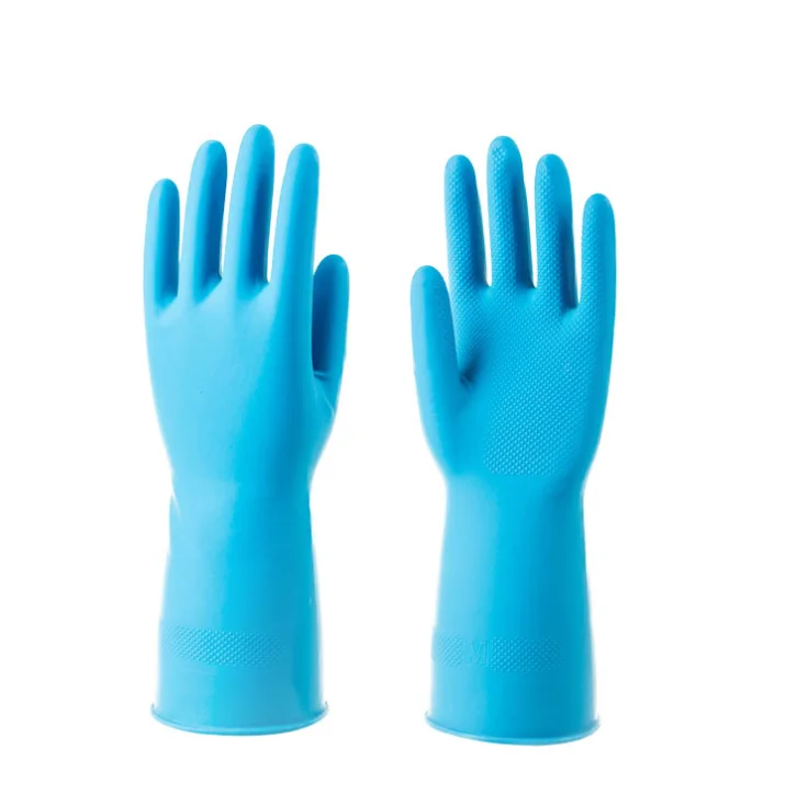 

Household Latex Dishwashing Gloves 60g Housework Thicken Durable Clean Rubber Laundry Gloves
