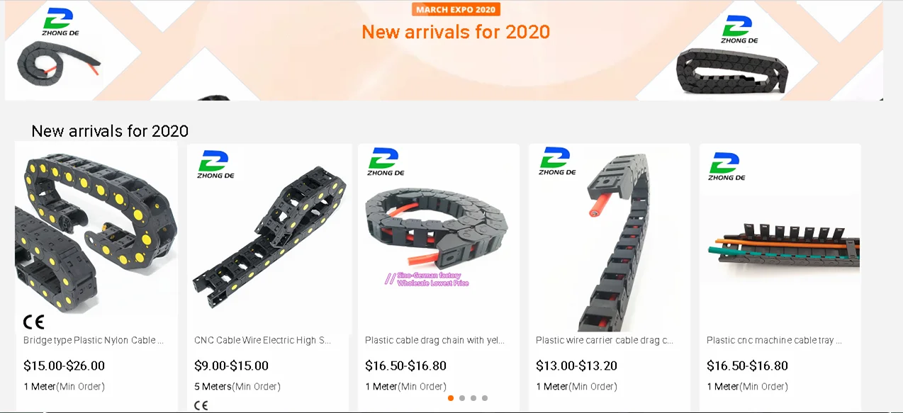  Similar Igus Mini Size Plastic Cable Carrier Drag Chain