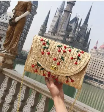 

2021 Summer Straw Clutch Bag Wholesale Natural Woven Straw Beach Bag Women Handbag