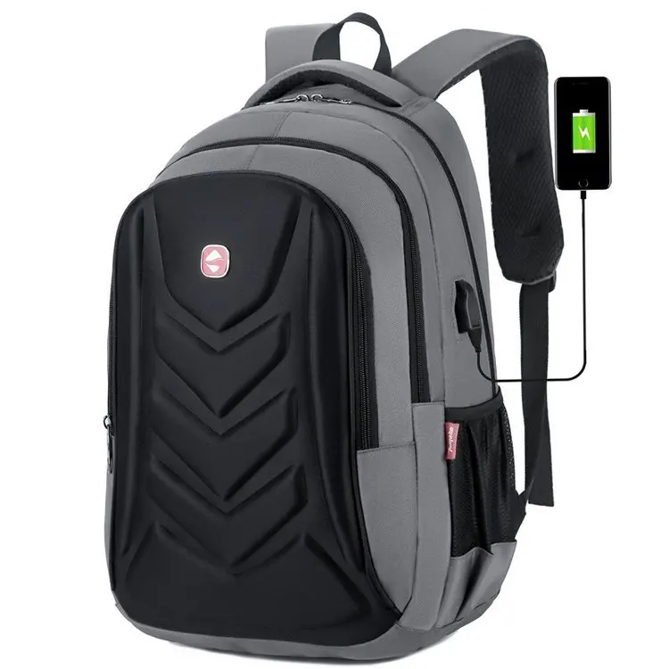 

Wholesale Practical Big Capacity Black Travelling Bagpack Usb Charging Anti Theft Business Laptop Backpack, As customers' requirement