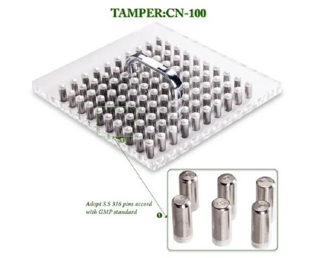 RN-100CL Manual 100 Holes Hand Capsule Filling Machine For Pill