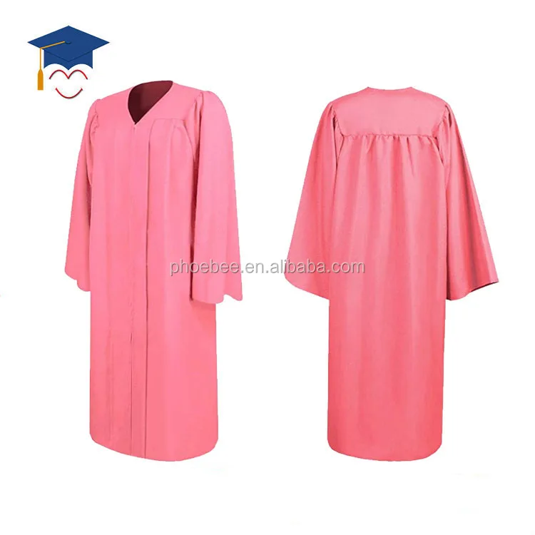 Hotsell Adult Pink Matte Graduation Gown and Cap Tassel