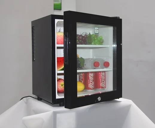lvni 静音 30l 透明玻璃门台面饮料迷你酒吧显示冰箱冰箱无压缩机